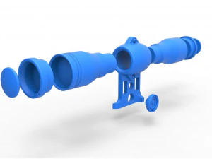 Scope for cosplay blaster 4 3D Print Model