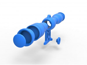 Scope for cosplay blaster 4 3D प्रिंट मॉडल