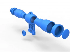 Scope for cosplay blaster 4 3D Print Model