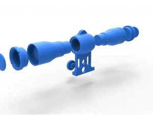 Scope for cosplay blaster 4 3D Print Model
