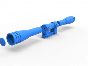 Scope for cosplay blaster 5 3D Print Model