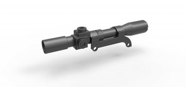 Scope for cosplay blaster 6 3D Druckmodell .c4d .max .obj .3ds .fbx .stl .blend 
