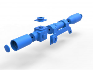 Scope for cosplay blaster 6 3D Druckmodell