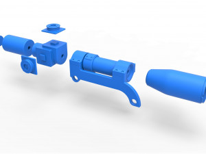 Scope for cosplay blaster 6 3D Druckmodell