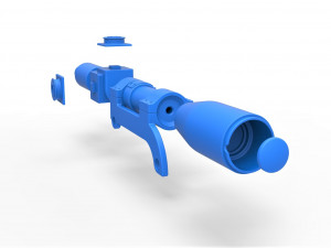Scope for cosplay blaster 6 3D Druckmodell
