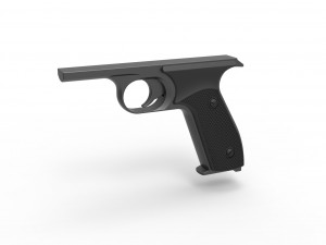 Handle for cosplay blaster pistol 3 Modelo de Impressão 3D