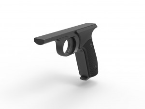 Handle for cosplay blaster pistol 3 3D-printmodel
