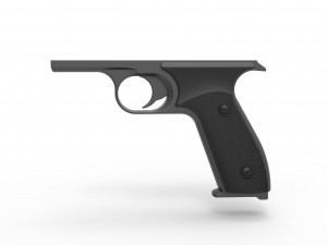 Handle for cosplay blaster pistol 3 3D-printmodel