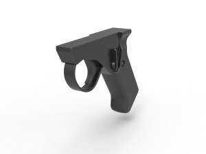 Handle for cosplay blaster pistol 5 3D-Druckmodell