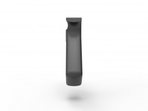 Handle for cosplay blaster pistol 5 3D-Druckmodell