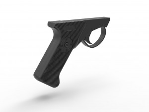Handle for cosplay blaster pistol 5 3D-Druckmodell