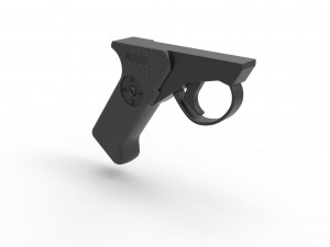 Handle for cosplay blaster pistol 5 3D-Druckmodell