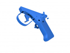 Handle for cosplay blaster pistol 5 3D-Druckmodell