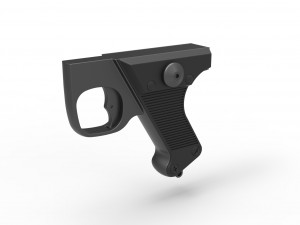 Handle for cosplay blaster pistol 6 3D-Druckmodell