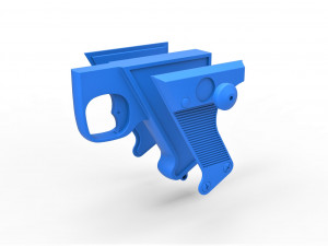 Handle for cosplay blaster pistol 6 3D प्रिंट मॉडल