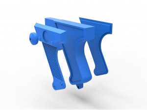 Handle for cosplay blaster pistol 6 3D प्रिंट मॉडल