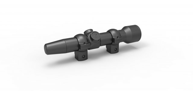 Scope for cosplay blaster 7 3D प्रिंट मॉडल .c4d .max .obj .3ds .fbx .stl .blend 