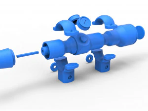 Scope for cosplay blaster 7 3D Print Model