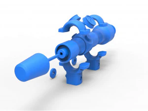 Scope for cosplay blaster 7 3D Print Model