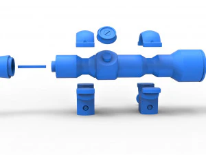 Scope for cosplay blaster 7 3D Print Model
