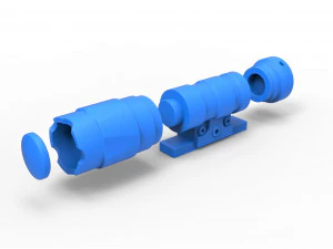 Lanterna para cosplay blaster Modelo de Impressão 3D