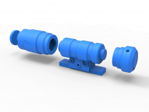 Flashlight for cosplay blaster 3D प्रिंट मॉडल