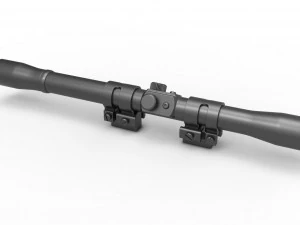 코스프레 블래스터 8의 범위 3D 프린트 모델