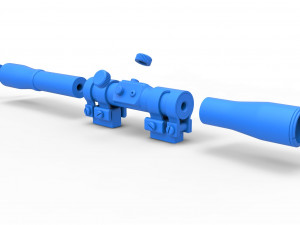 Scope for cosplay blaster 8 3D Print Model
