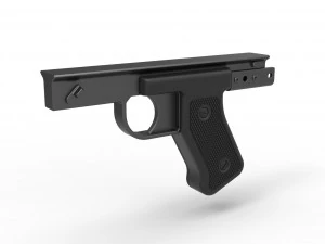 Mango para pistola blaster cosplay 7 Modelo de impresión 3D