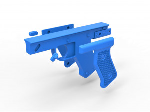 Handle for cosplay blaster pistol 7 3Dプリントモデル
