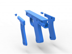 Handle for cosplay blaster pistol 7 3Dプリントモデル