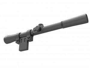 Scope for cosplay blaster 9 Model do druku 3D