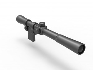 Scope for cosplay blaster 9 Model do druku 3D