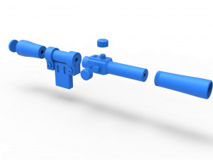 Scope for cosplay blaster 9 Model do druku 3D