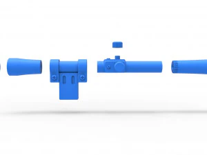 Scope for cosplay blaster 9 3D Print Model
