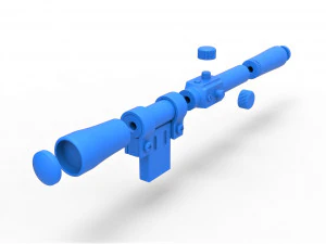 Scope for cosplay blaster 9 3D Print Model