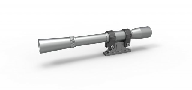 Scope for cosplay blaster 10 3D प्रिंट मॉडल .c4d .max .obj .3ds .fbx .stl .blend 