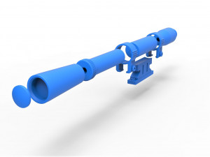 Scope for cosplay blaster 10 3D प्रिंट मॉडल
