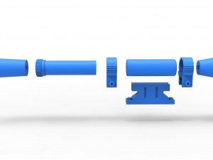 Scope for cosplay blaster 10 3D प्रिंट मॉडल