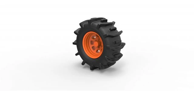 Offroad wheel 34 3D Print Model .c4d .max .obj .3ds .fbx .stl .blend 