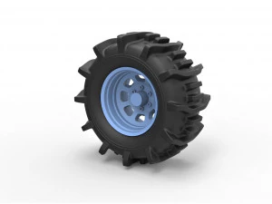 Offroad wheel 35 3D Print Model