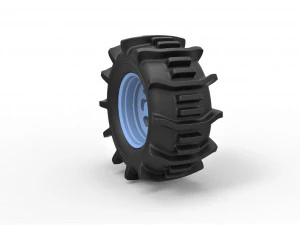 Offroad wheel 35 3D Print Model