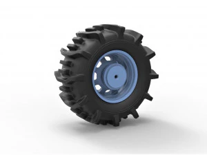 Offroad wheel 35 3D Print Model