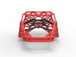 Full-size frame model of bouncer buggy 3D Model