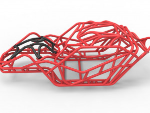 Full-size frame model of bouncer buggy Modelo 3D
