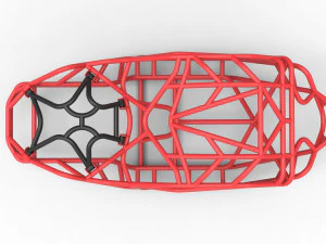 Full-size frame model of bouncer buggy 3D Model