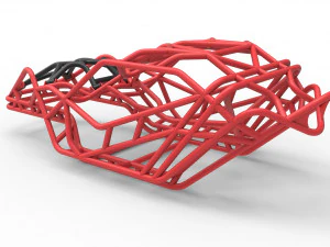 Full-size frame model of bouncer buggy 3D Model