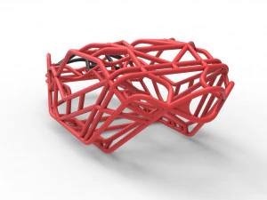 Full-size frame model of bouncer buggy 3D Model