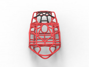 Full-size frame model of bouncer buggy Modelo 3D