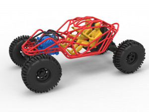 Full-size frame model of bouncer buggy Modelo 3D
